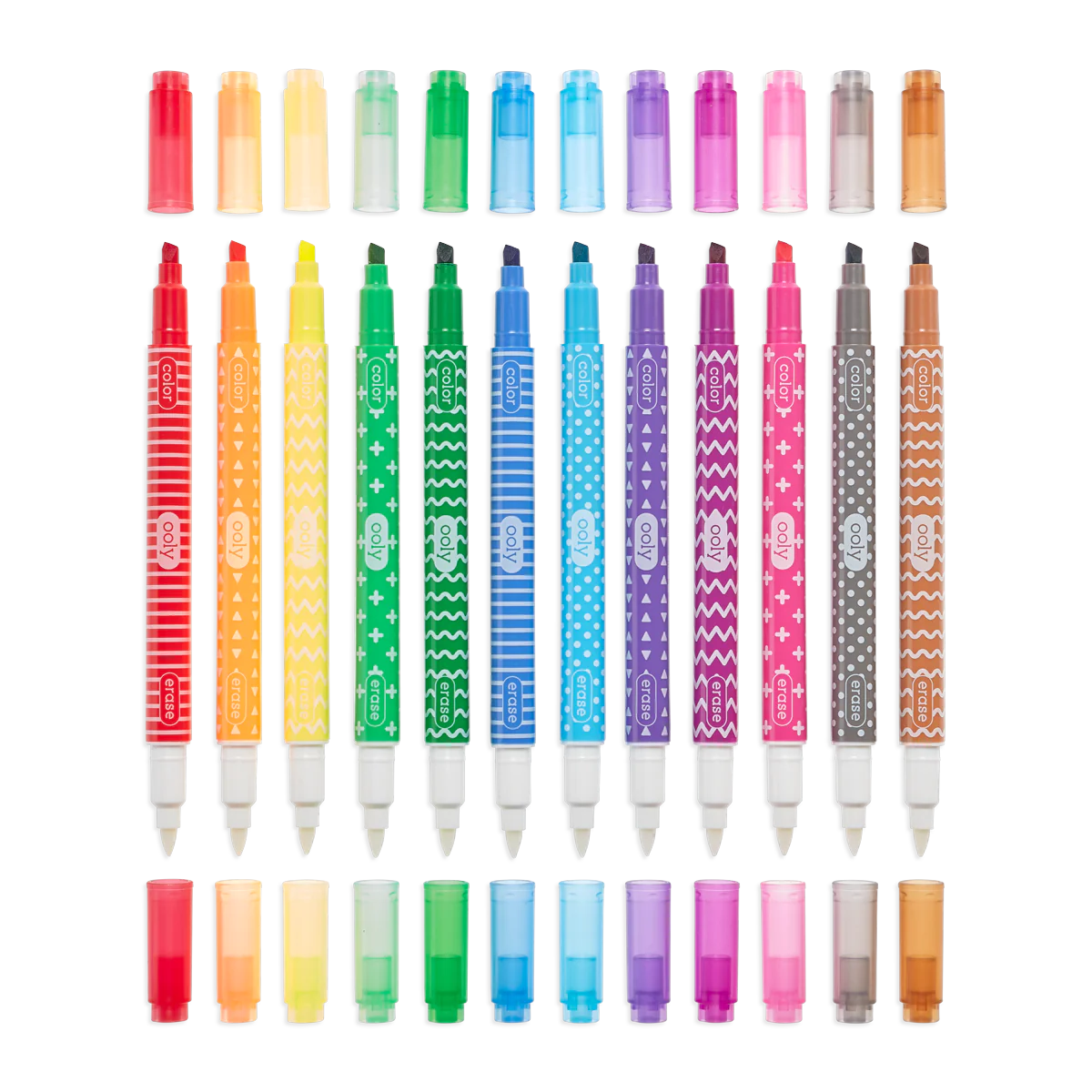 Ooly Erasable Markers - pack of 12