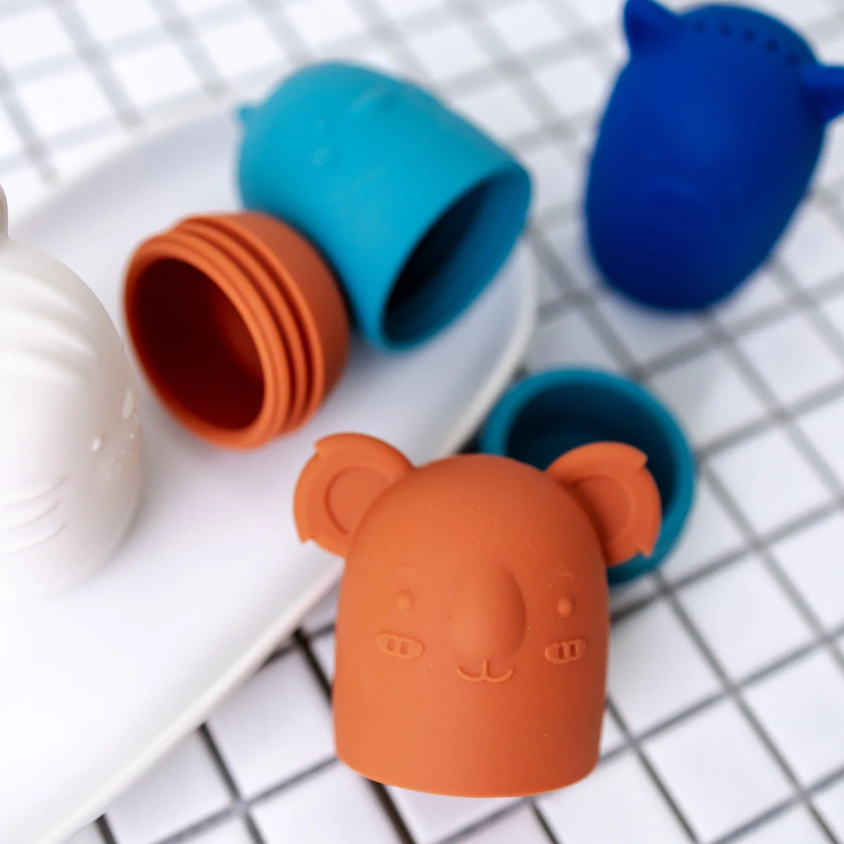 Bear &amp; Moo Silicone Bath Squirts - Animals (2 options)