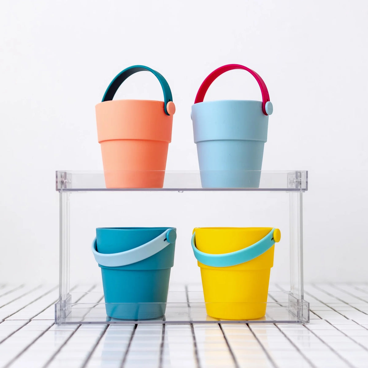 Bear &amp; Moo Silicone Bath Buckets