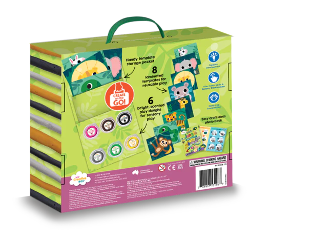 My Creative Box Jungle Dough Sensory Craft Kit