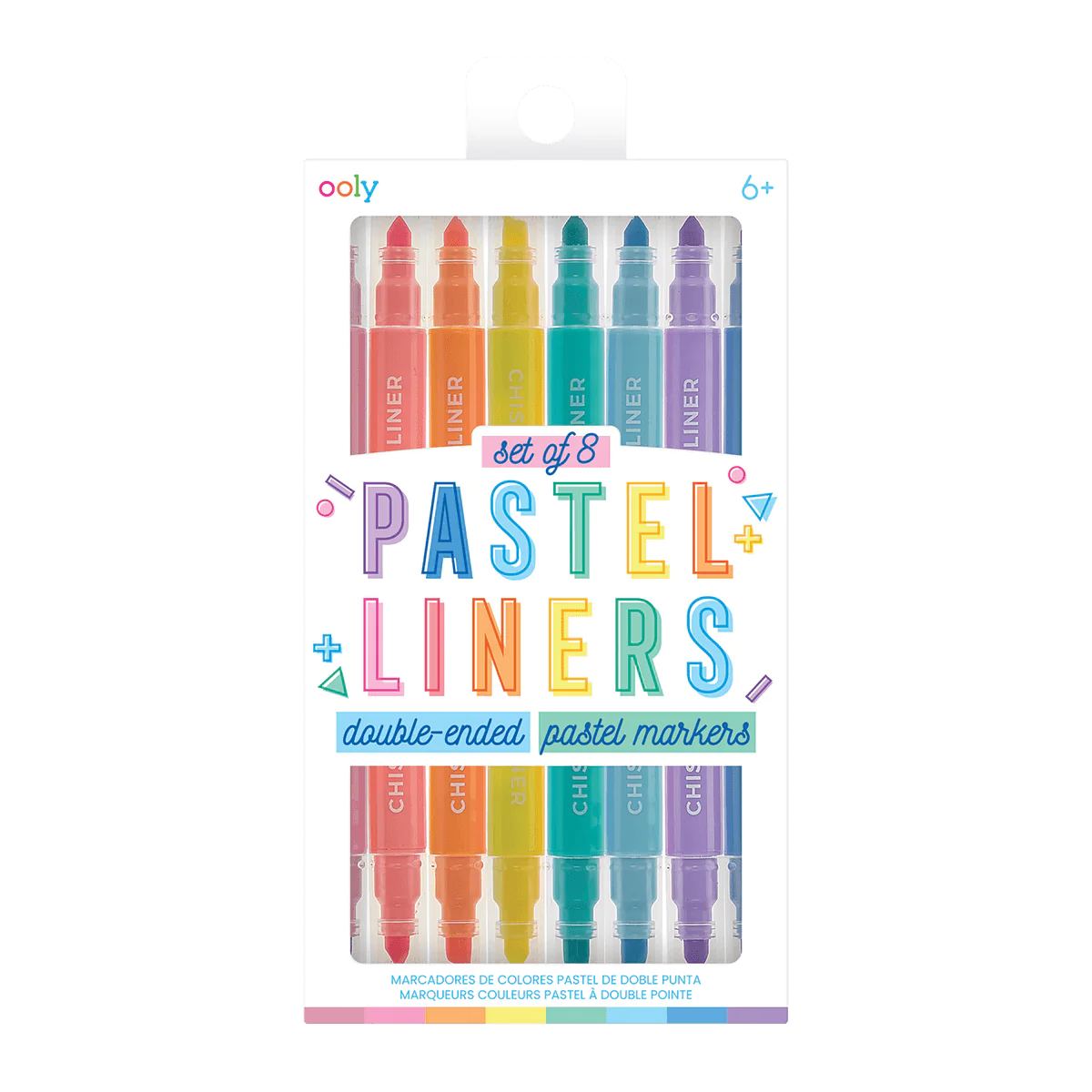 Ooly Pastel Double Ended Markers - pack of 8