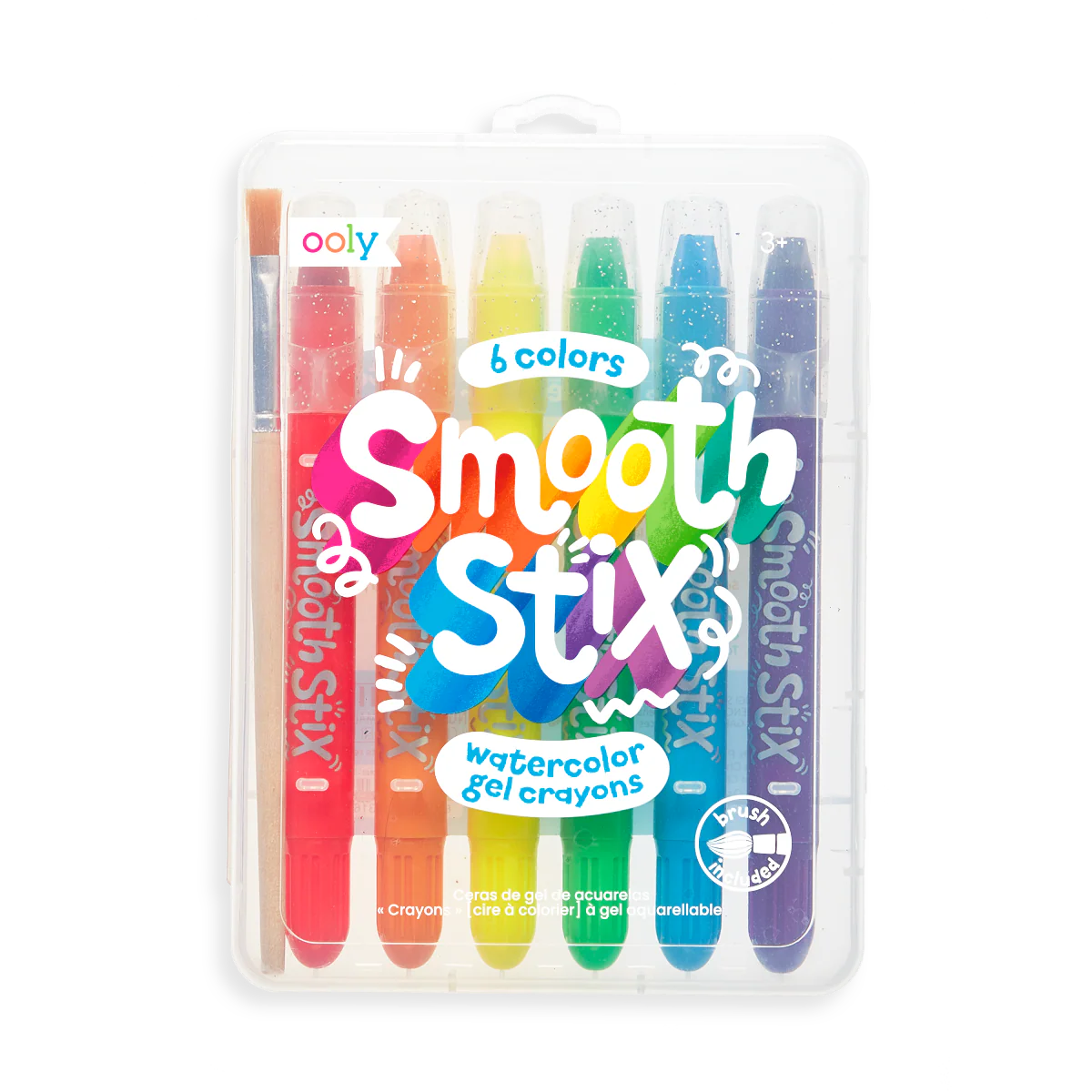 Ooly Smooth Stix Watercolor Gel Crayons - Set of 7