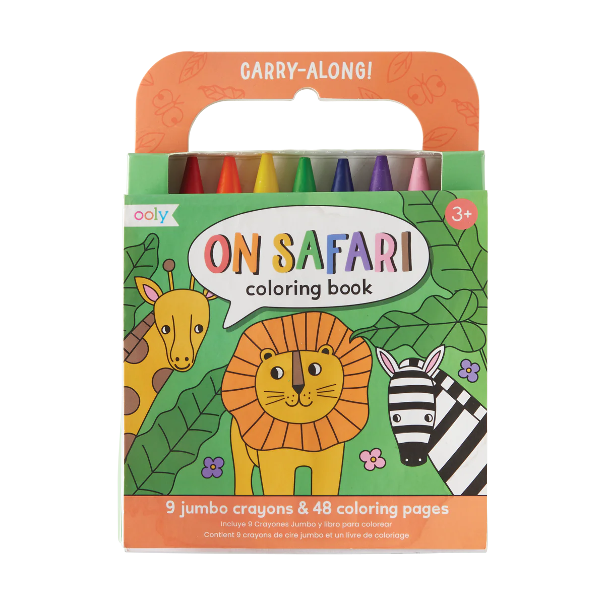 Ooly Carry Along! Coloring Book and Crayon Set (5 themes)