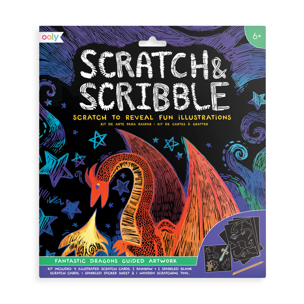 Ooly Scratch and Scribble Art Kit - 5 options