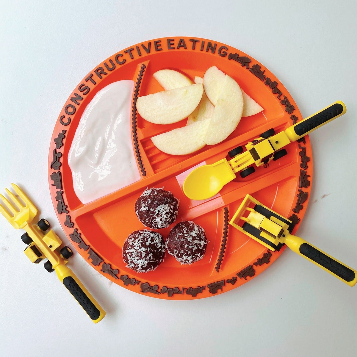 Constructive Eating Plate - 3 Themes