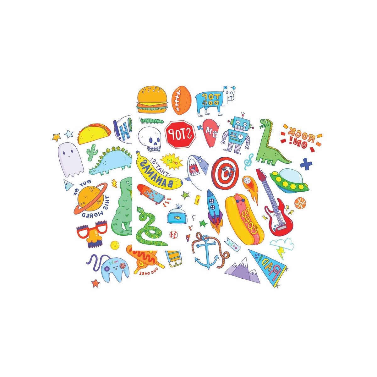 Ooly Tattoo-Palooza Temporary Tattoo - 6 options