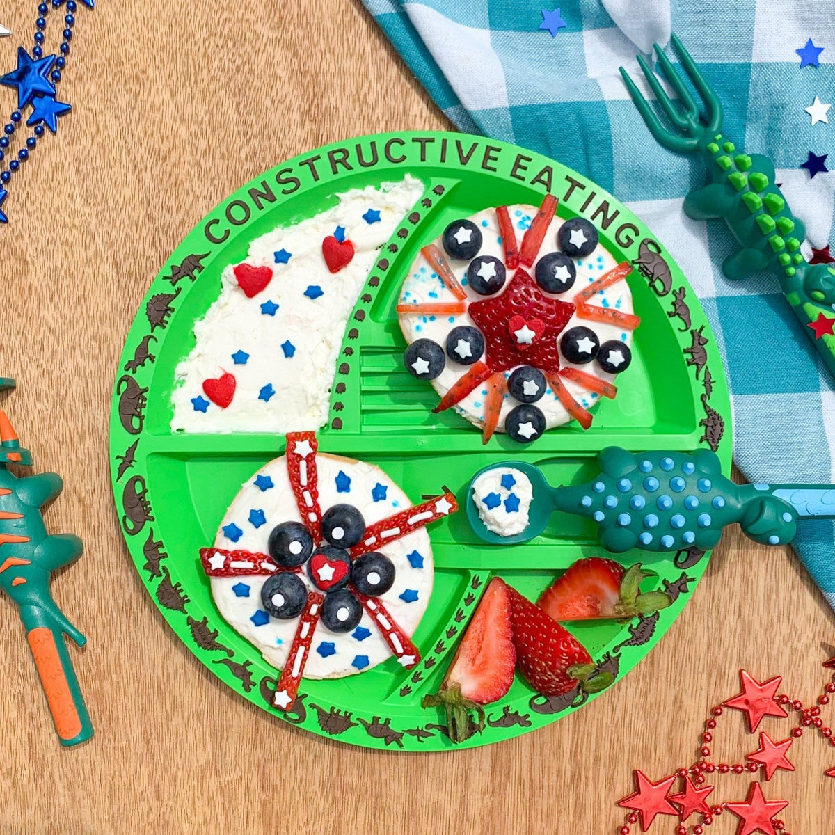 Constructive Eating Plate - 3 Themes