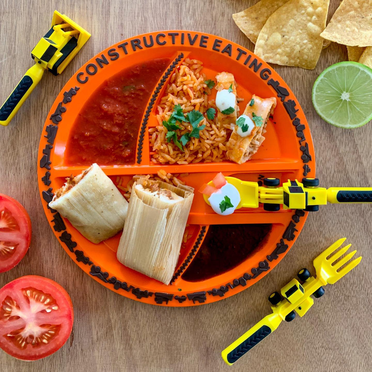 Constructive Eating Utensils - 3 Themes