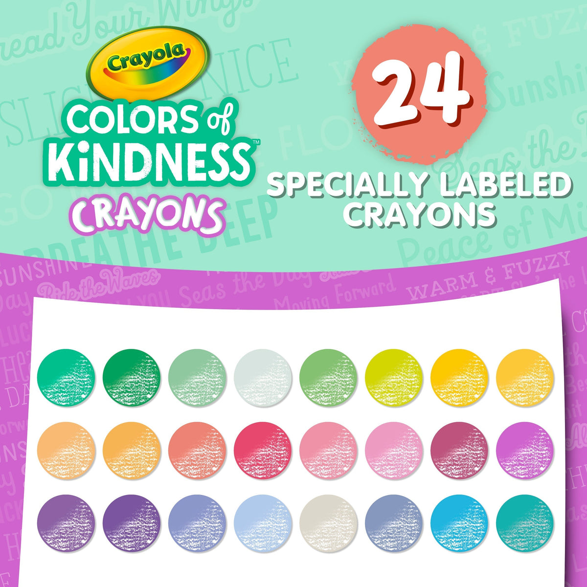 52-0130 Colors of Kindness 24 ct Crayons optimized CGI PDP visuals Colors of Kindness Crayons 24ct_Usability_06_PDP.jpg