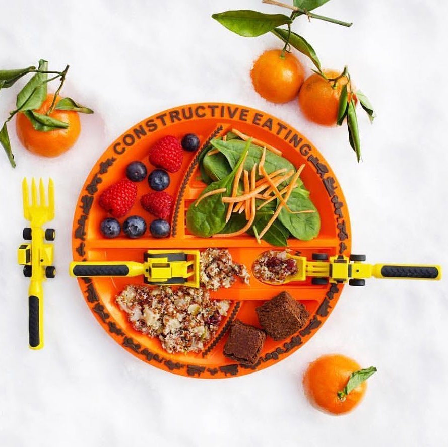 Constructive Eating Plate - 3 Themes