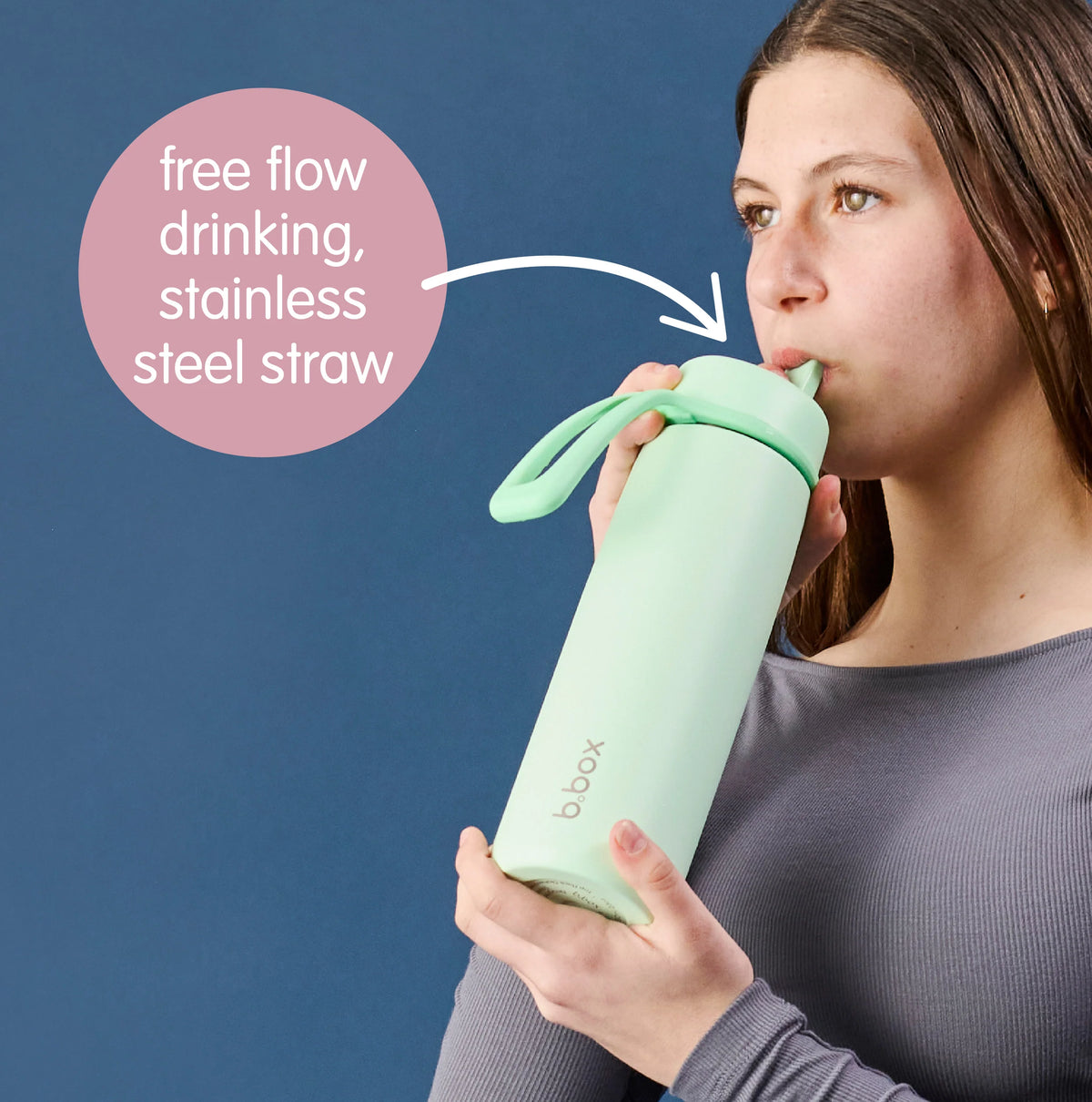 B.Box Insulated Flip Top Drink Bottle - 690ml