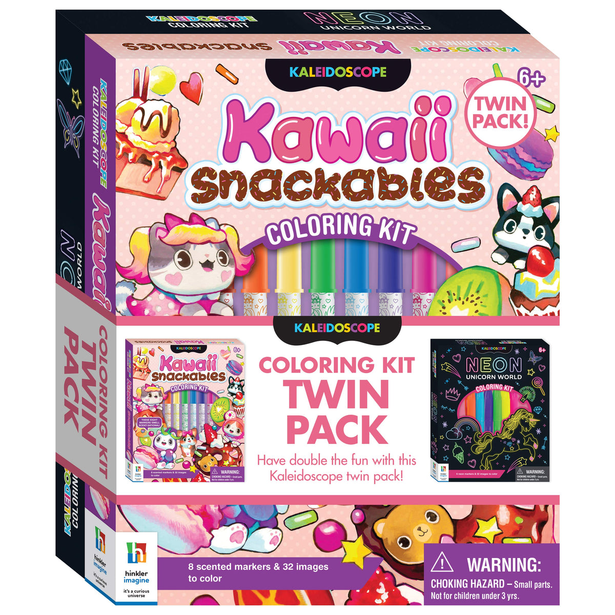 Kaleidoscope Colouring Kit Twin Packs (2 options)