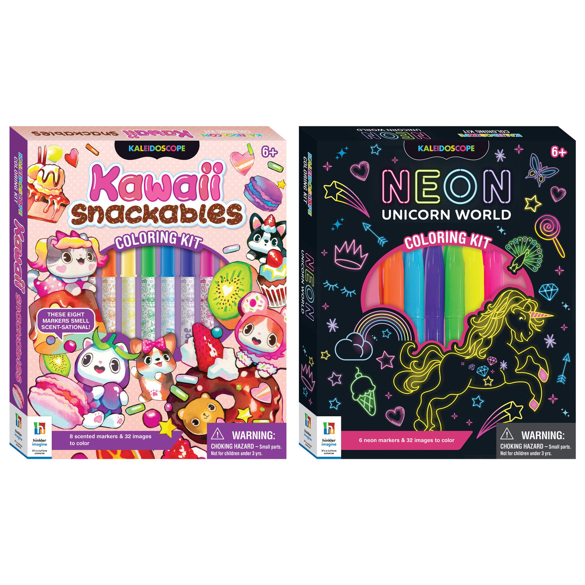 Kaleidoscope Colouring Kit Twin Packs (2 options)