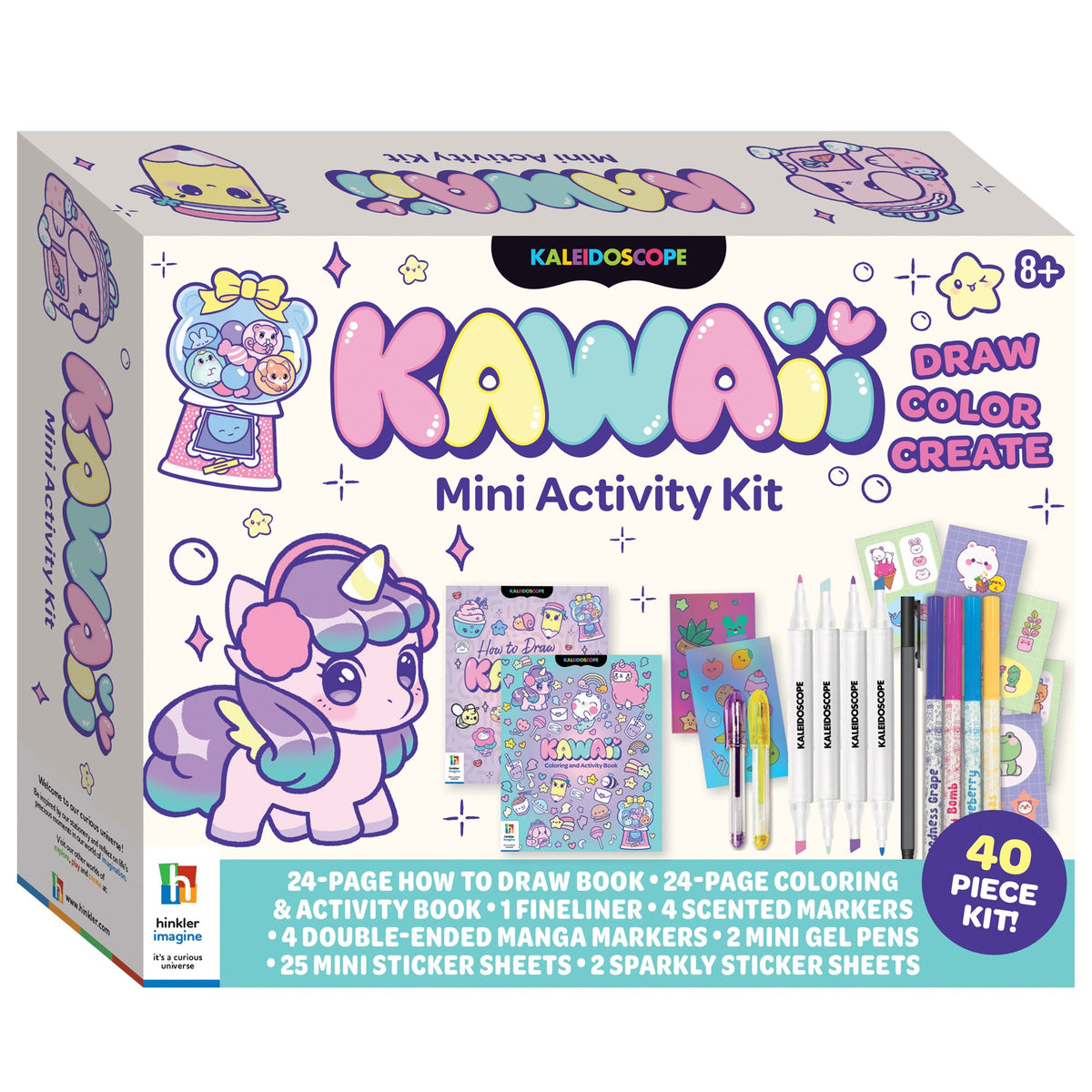 Hinkler Kaleidoscope Kawaii Mini Activity Kit