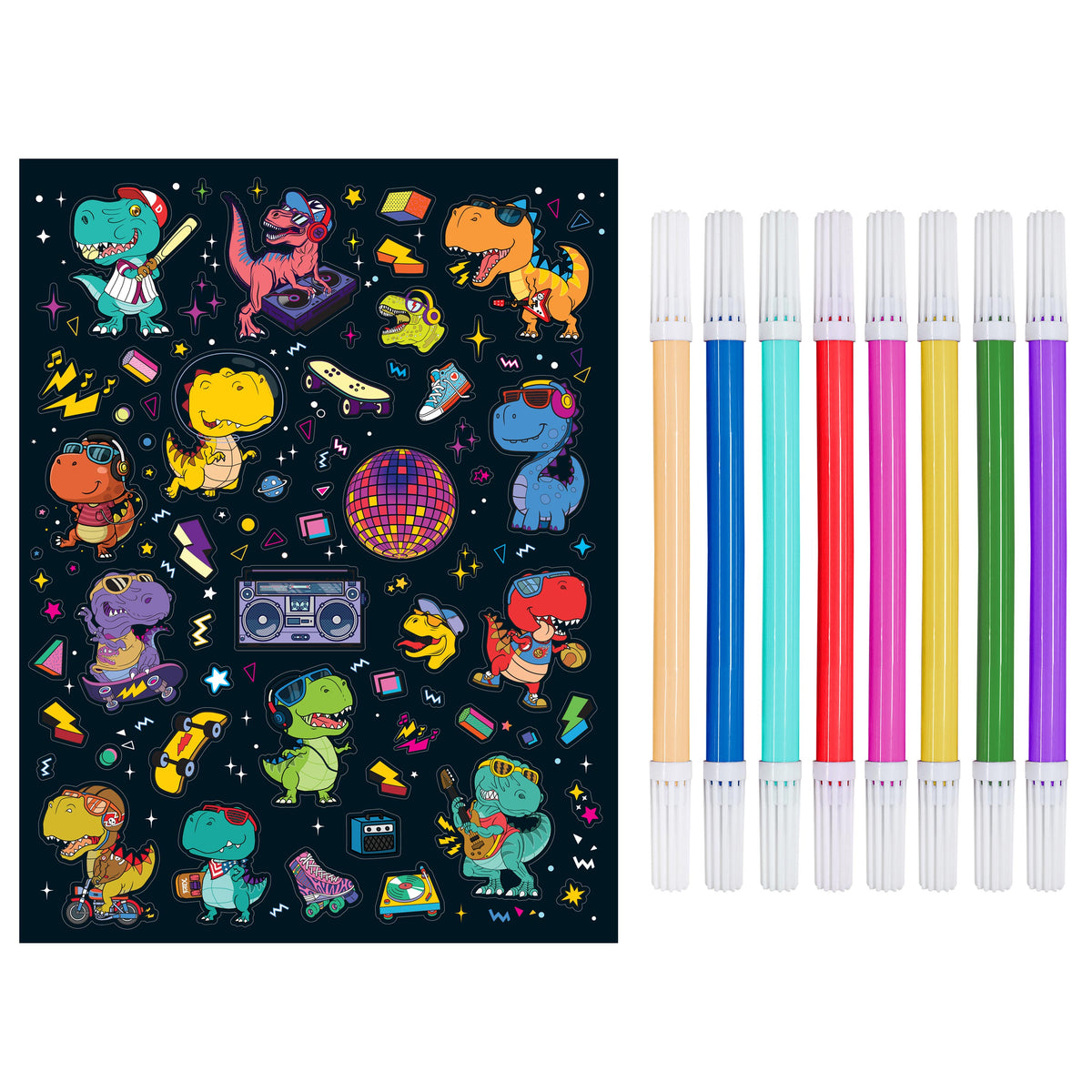 Hinkler Kaleidoscope Colouring Kit (2 options)