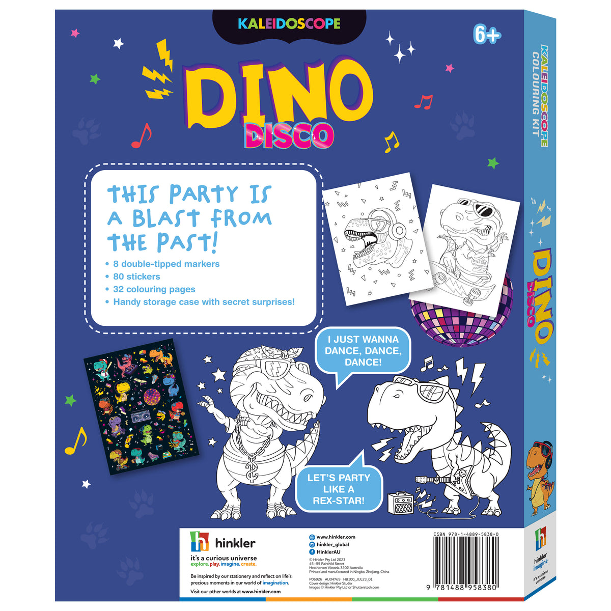 Hinkler Kaleidoscope Colouring Kit (2 options)