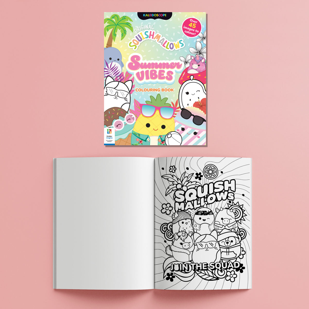 Hinkler Kaleidoscope Colouring Squishmallows Carry Case