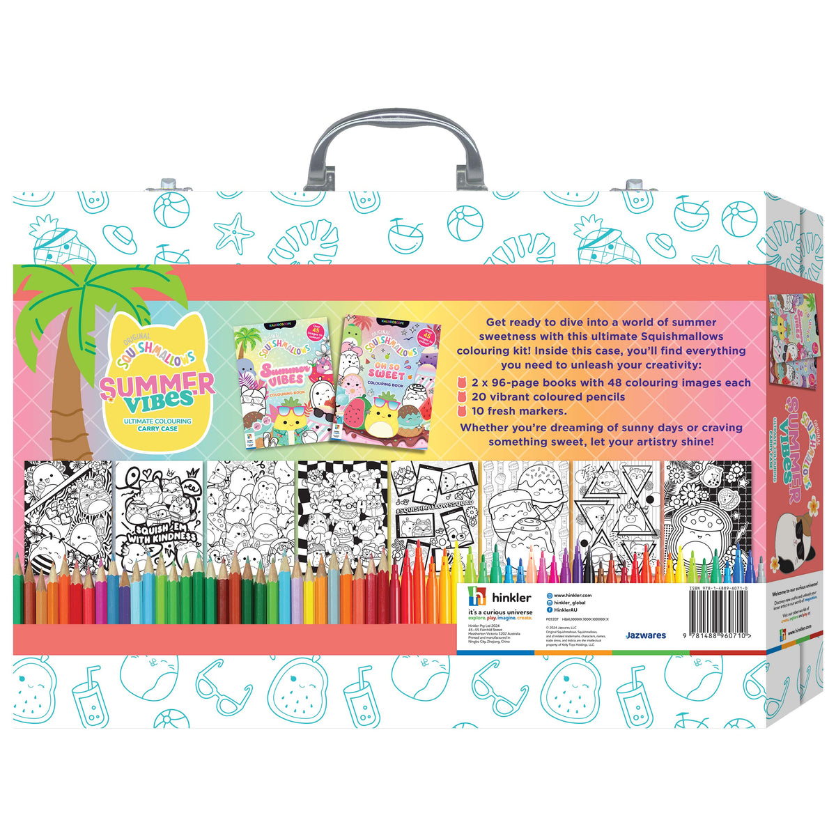 Hinkler Kaleidoscope Colouring Squishmallows Carry Case