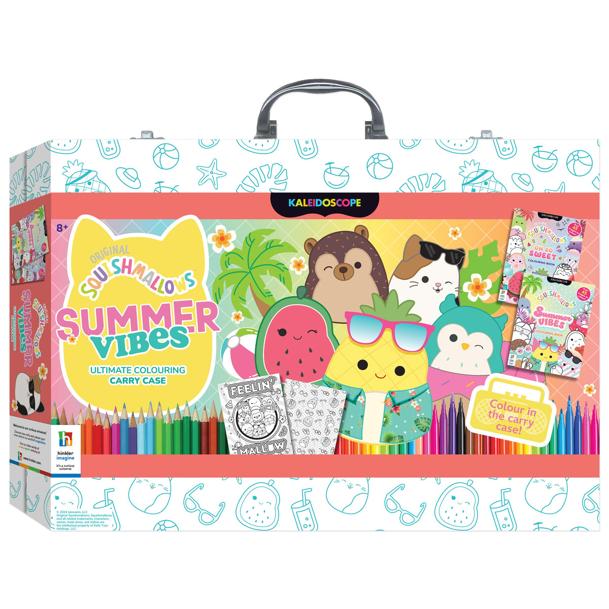 Hinkler Kaleidoscope Colouring Squishmallows Carry Case