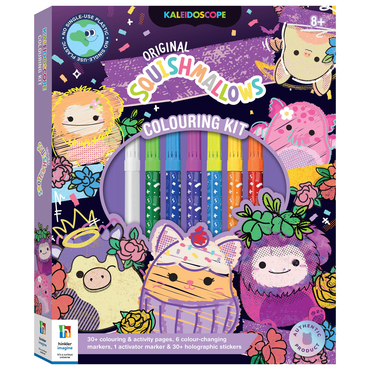 Hinkler Super Kaleidoscope Squishmallows Colour & Activity Kit