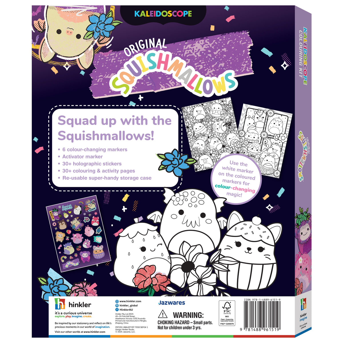 Hinkler Super Kaleidoscope Squishmallows Colour & Activity Kit