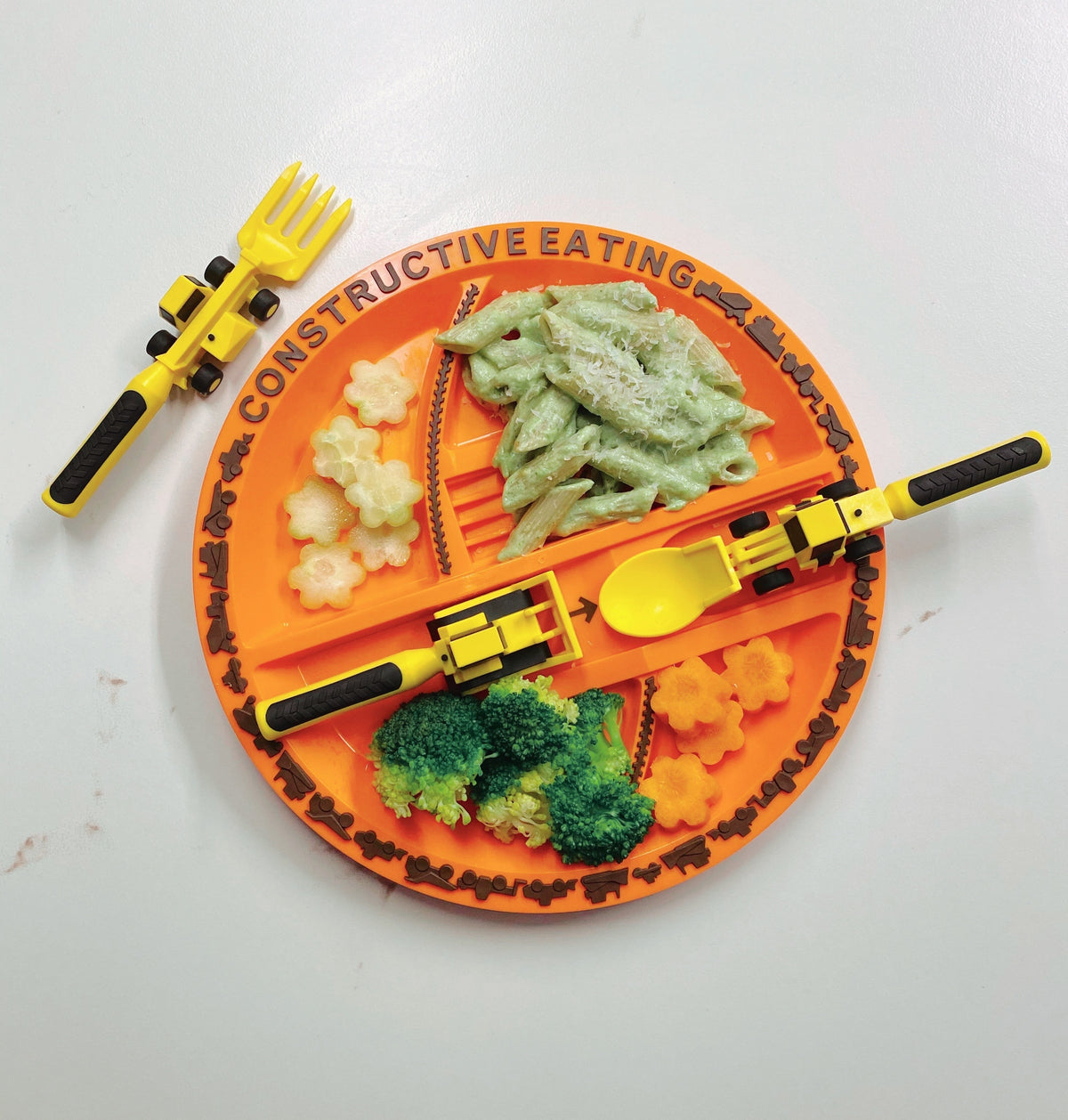 Constructive Eating Plate - 3 Themes