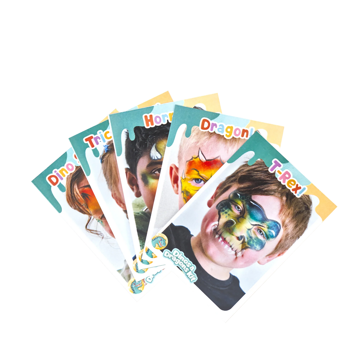 Palette Pals Dino and Dragon Face Paint Kit