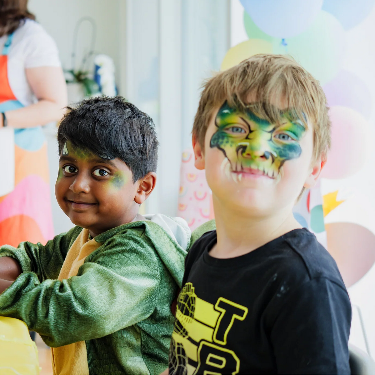 Palette Pals Dino and Dragon Face Paint Kit