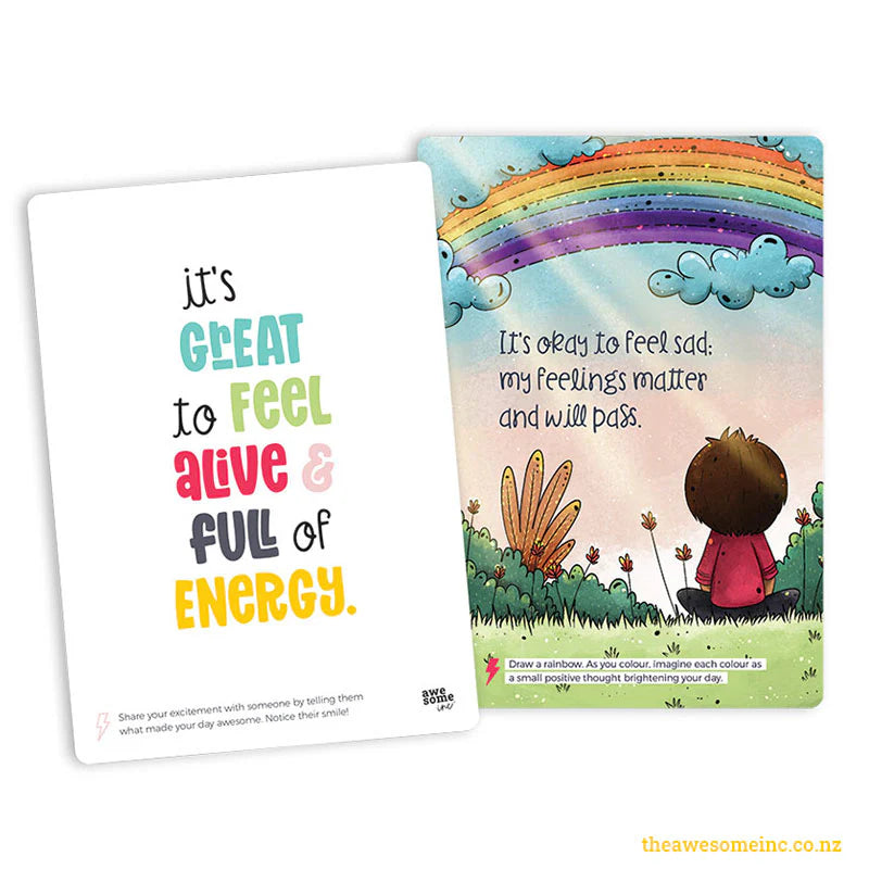 Awesome Inc Affirmations &amp; Actions Card Set (age 5+)