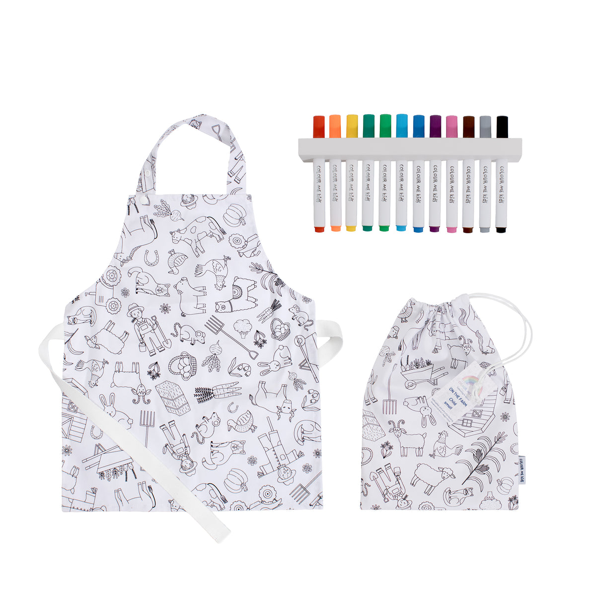 Colour Me Kids Colouring in Apron Set