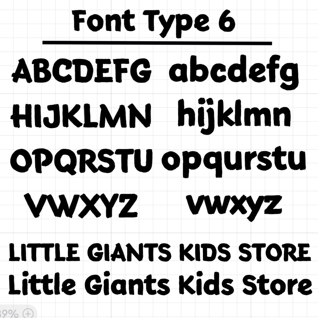 Little Giants Custom Decal - Mini text and picture bundle