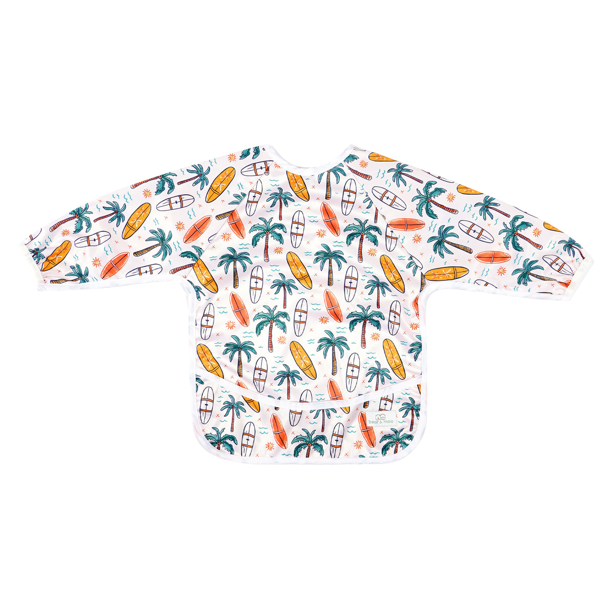 Bear &amp; Moo Sleeved Bib