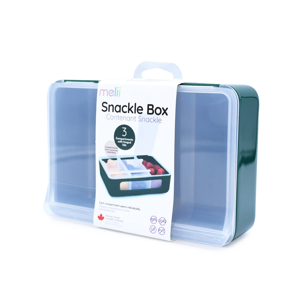 Melii Snackle Box - 3 Compartments