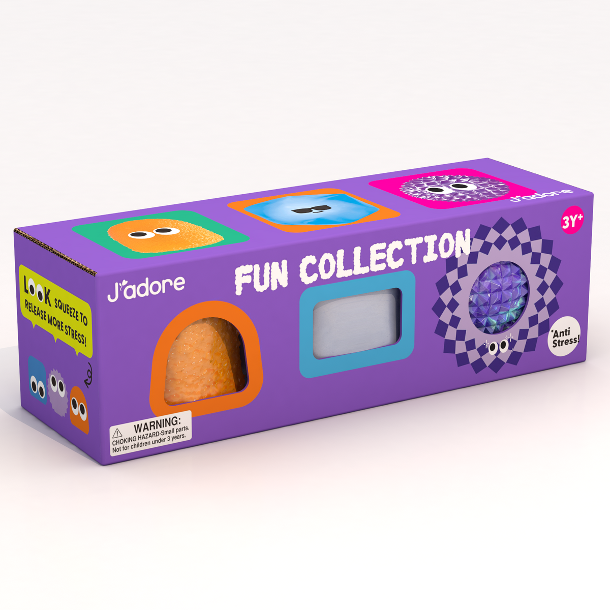 J'Adore Squish Fun Collection - 3 Pack