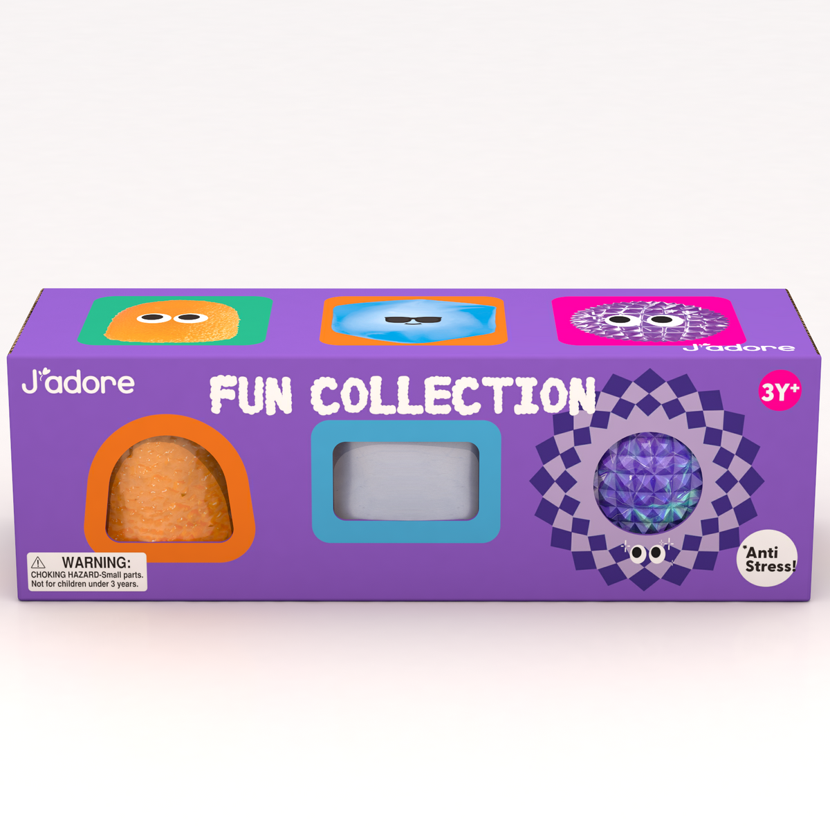 J'Adore Squish Fun Collection - 3 Pack