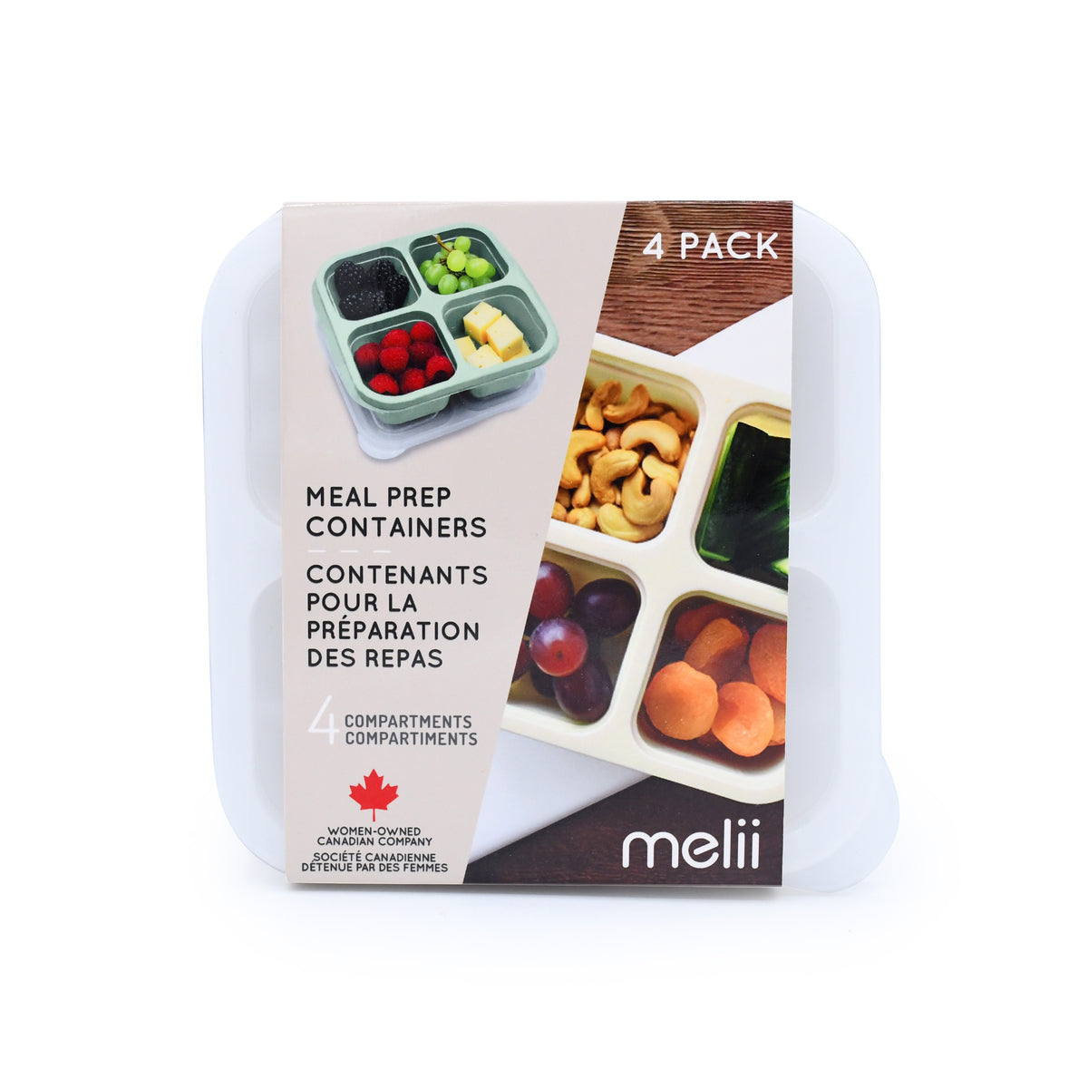 Melii Meal Prep Containers (4pack)
