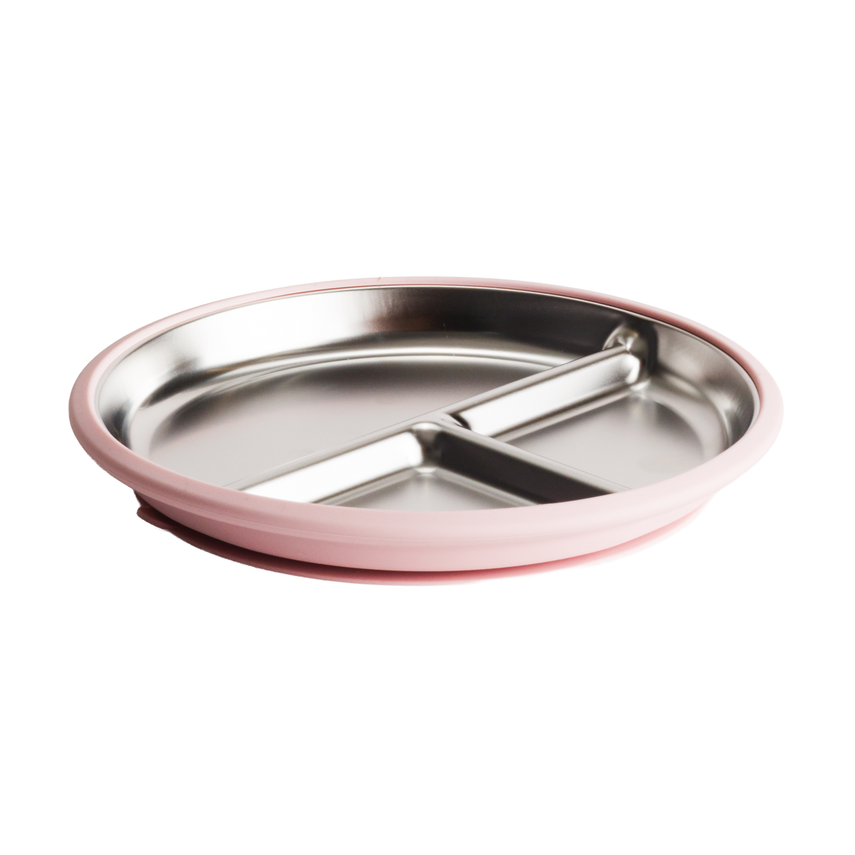 Nesting Stainless Divided Suction Plate 20cm