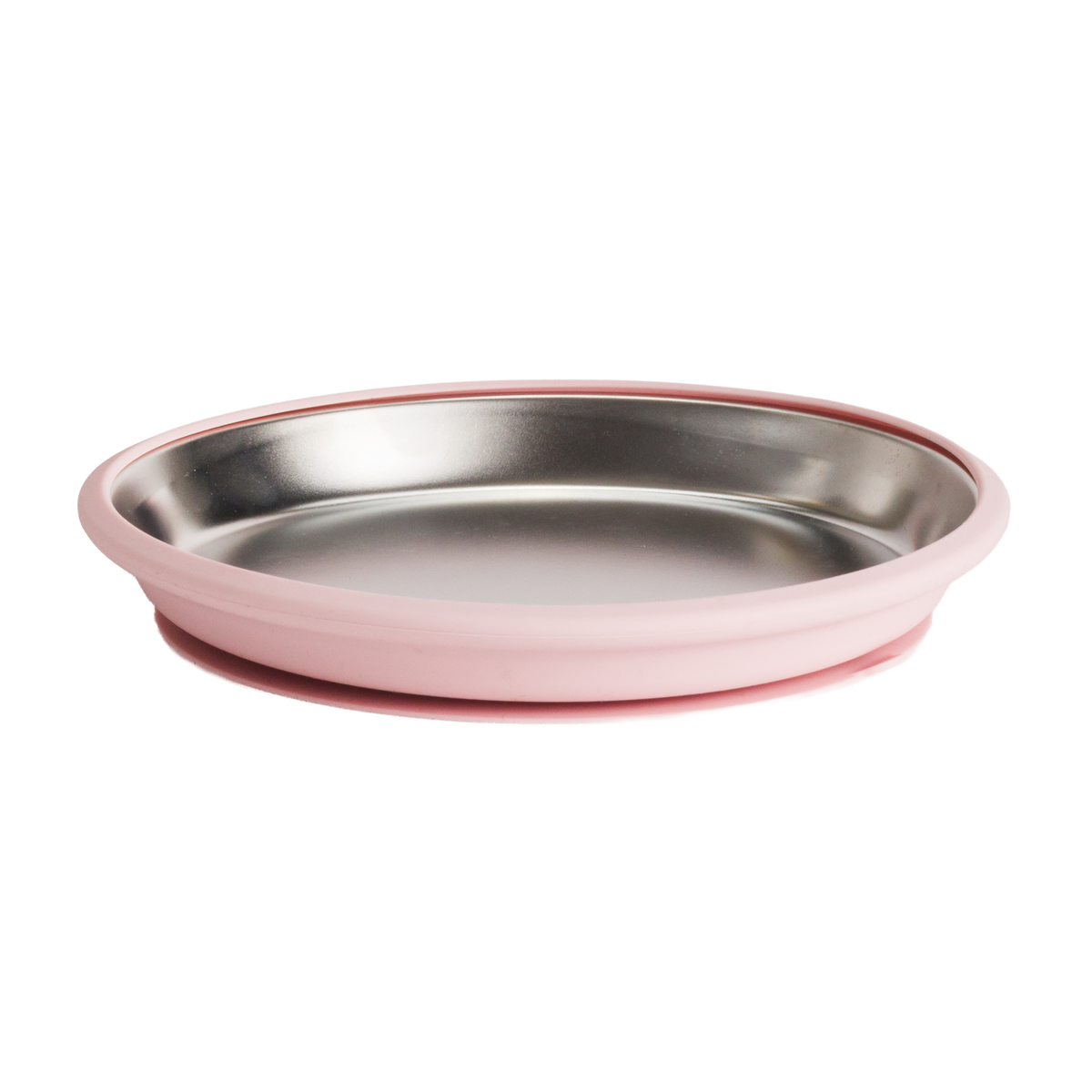 Nestling Stainless Flat Suction Plate 20cm