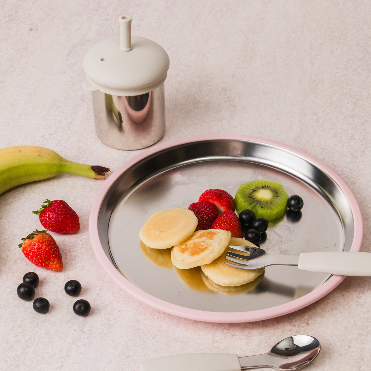 Nestling Stainless Insulated Sip & Straw Cup