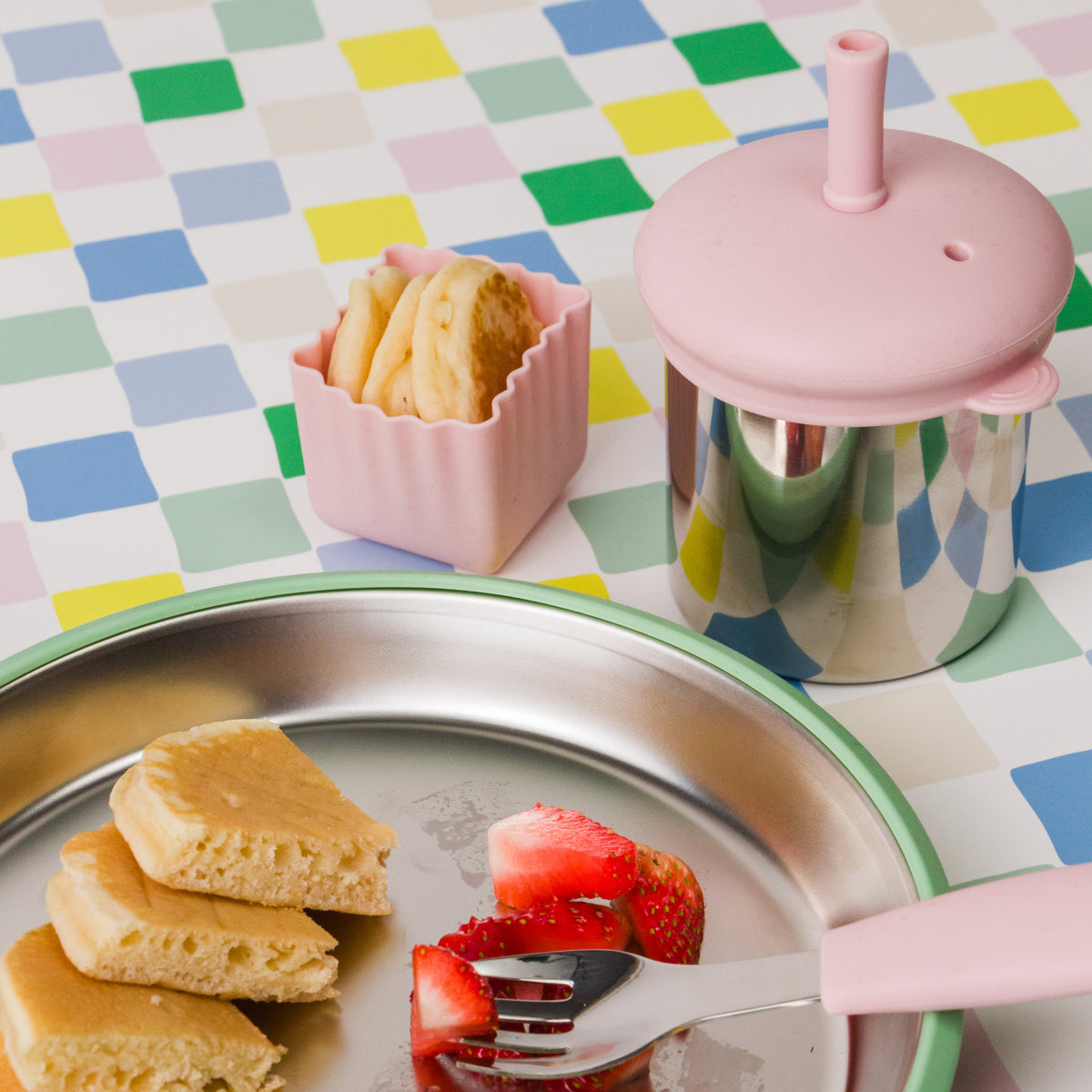 Nestling Stainless Insulated Sip & Straw Cup