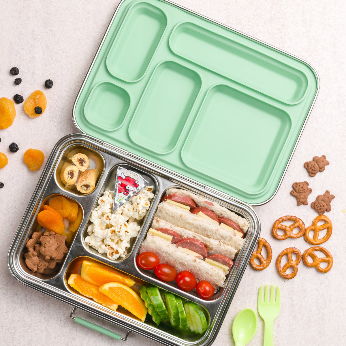 Nestling Stainless Steel Bento Lunchbox