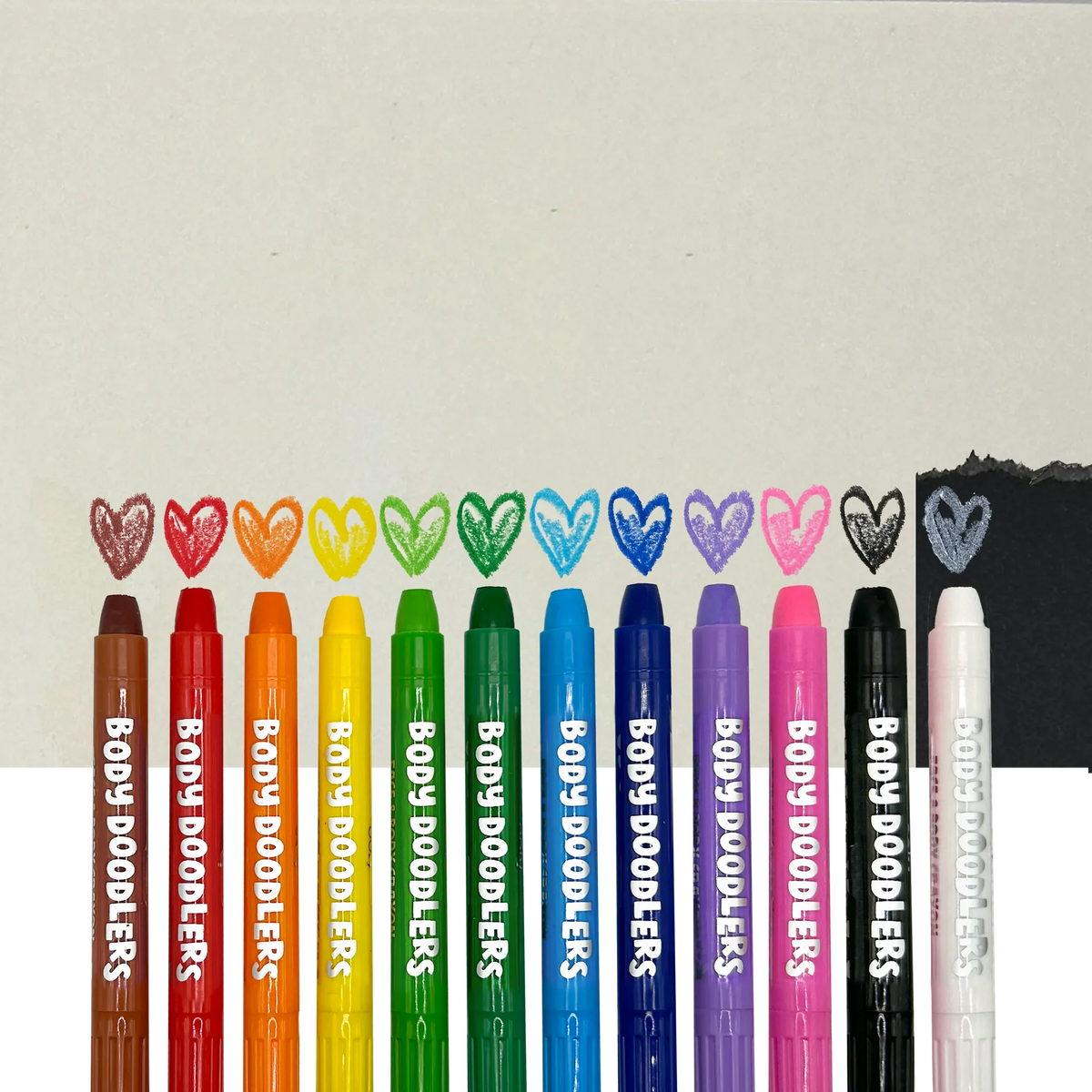Ooly Body Doodlers - Face &amp; Body Crayons (Set of 12)