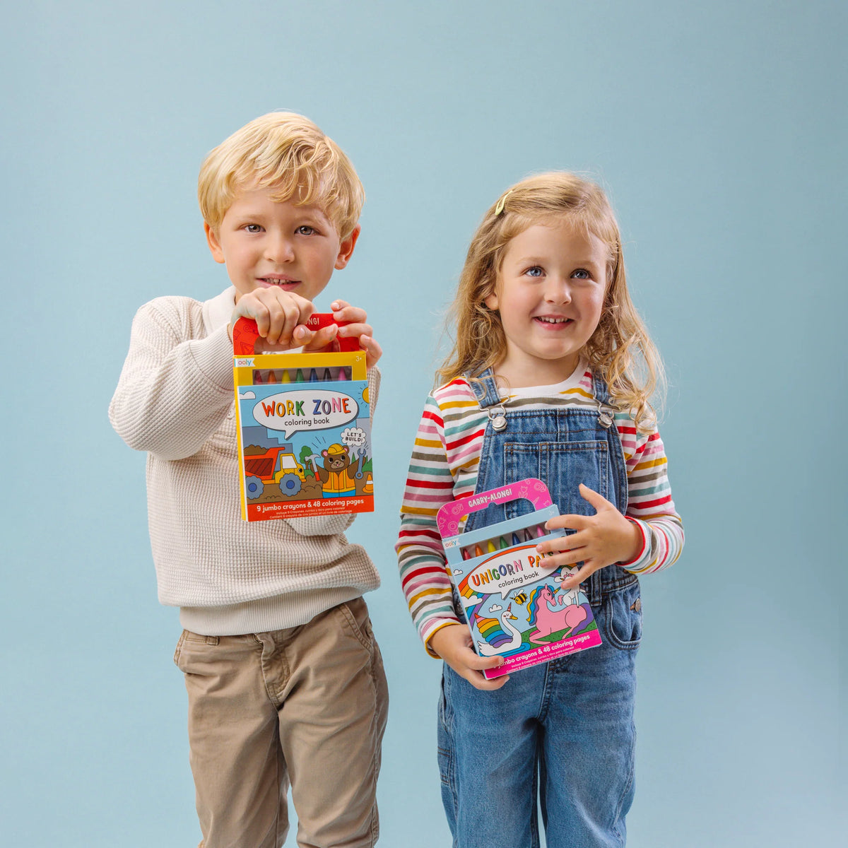 Ooly Carry Along! Coloring Book and Crayon Set (5 themes)