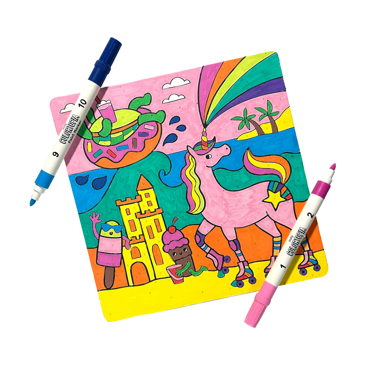 Ooly Colortopia Color By Number Kit (2 themes)