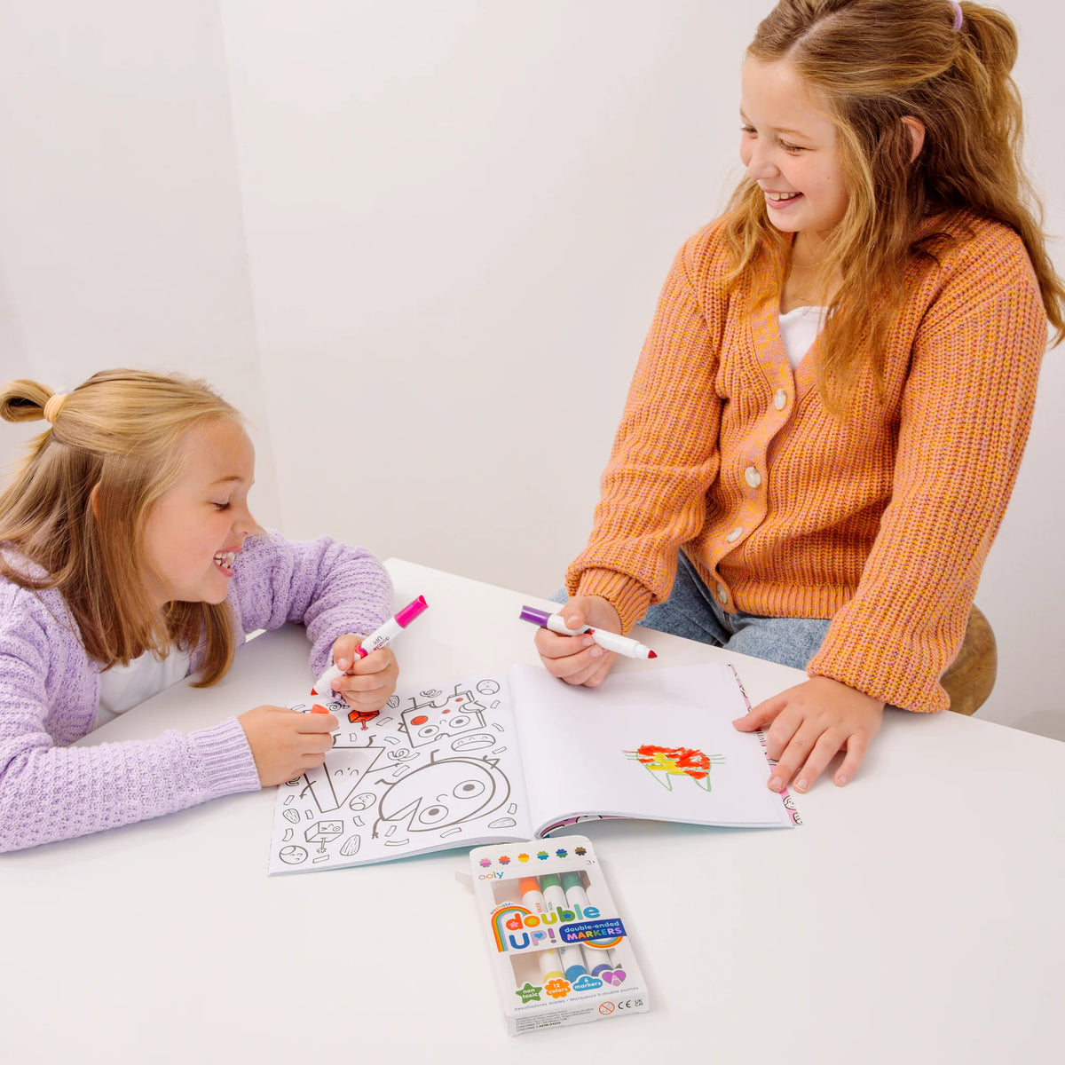 Ooly Double Up! Double-Ended Markers - Set of 6
