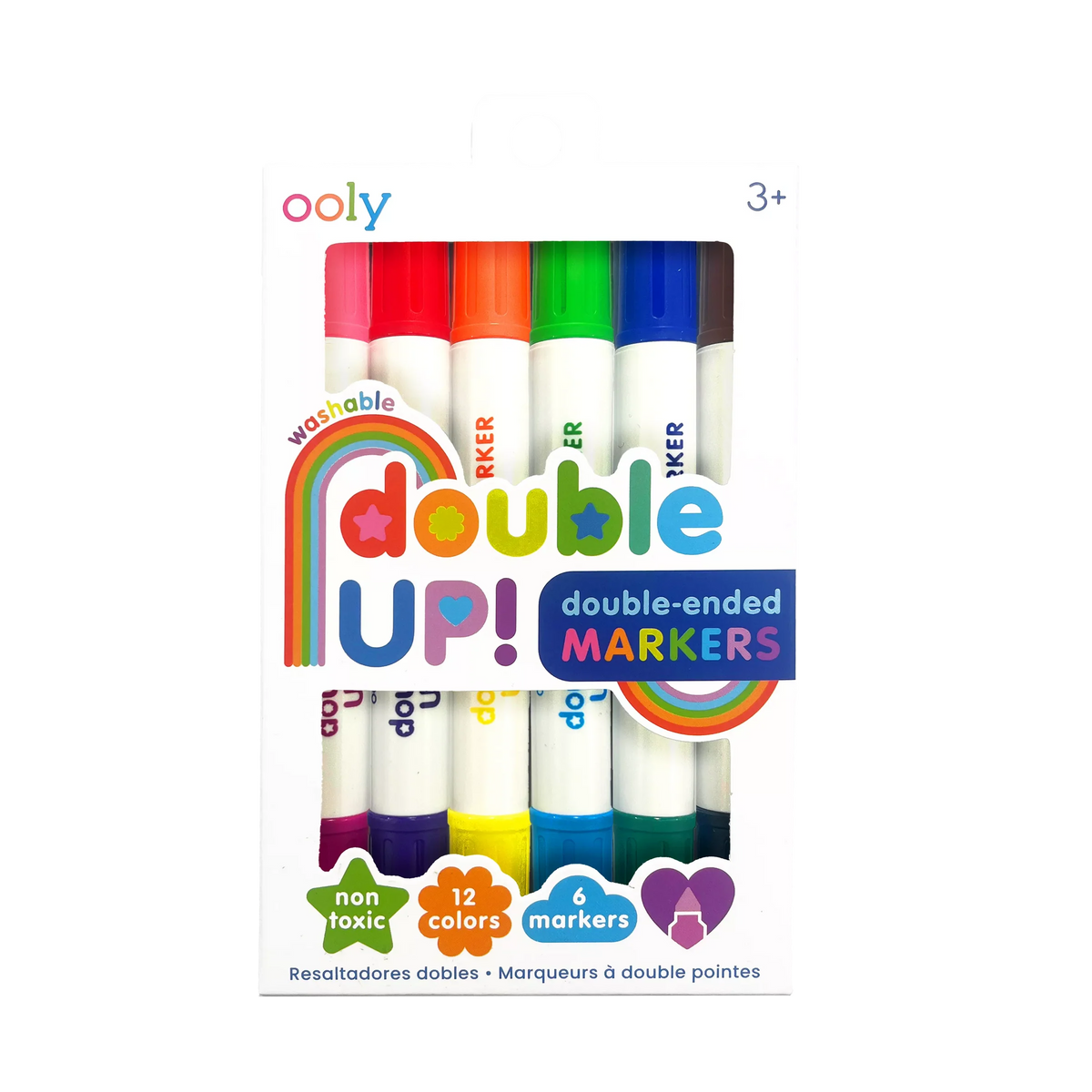 Ooly Double Up! Double-Ended Markers - Set of 6