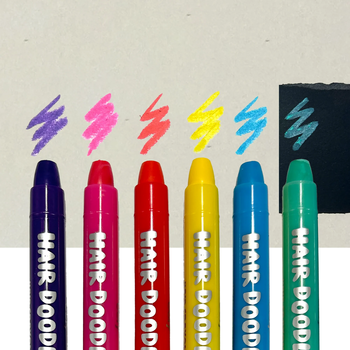 Ooly Hair Doodlers - Hair Crayons (Set of 6)