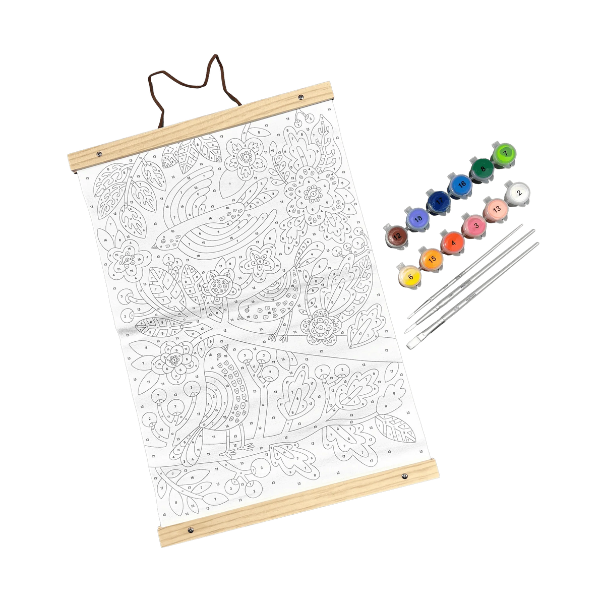 Paintology Paint-By-Number Canvas Kit - 2 themes