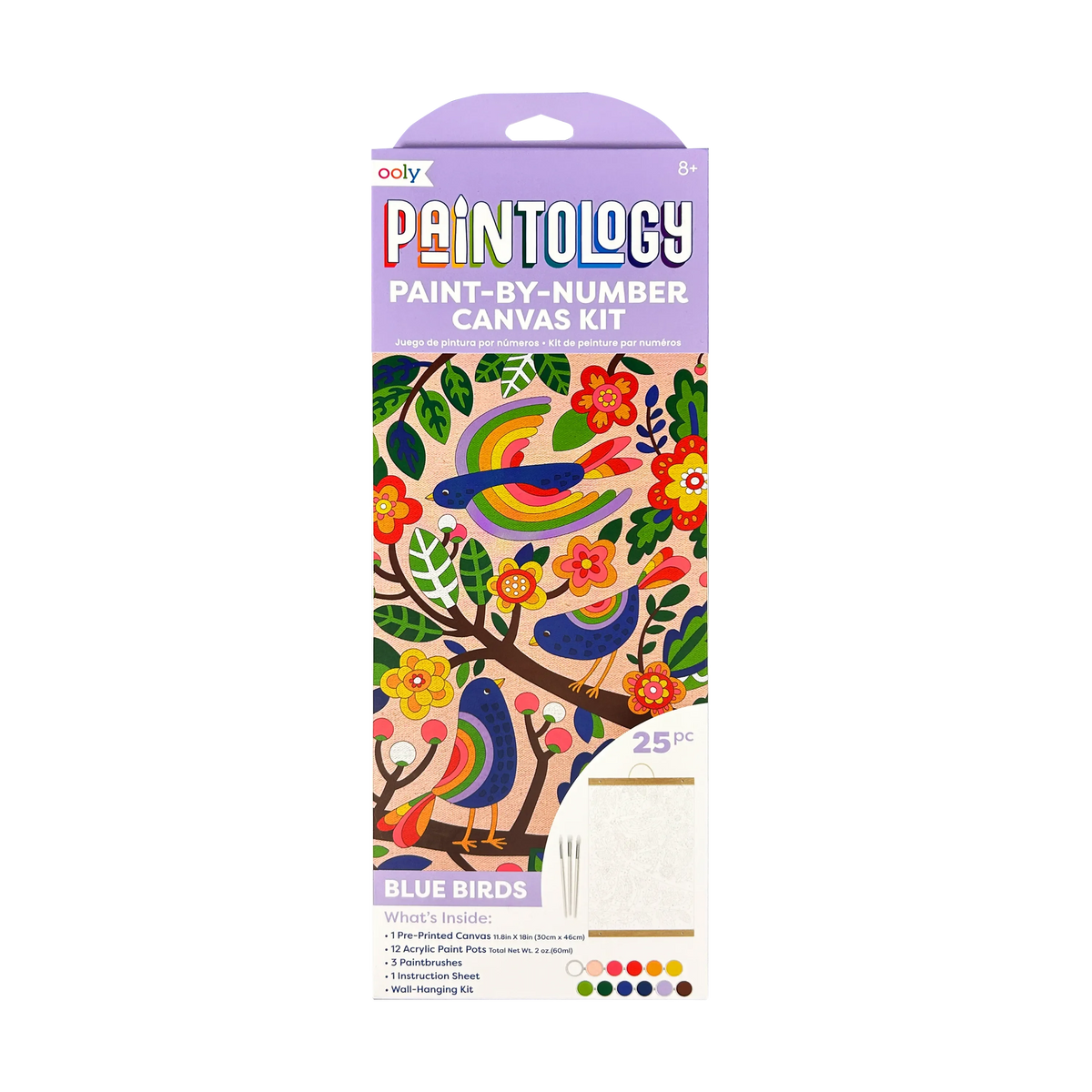 Paintology Paint-By-Number Canvas Kit - 2 themes