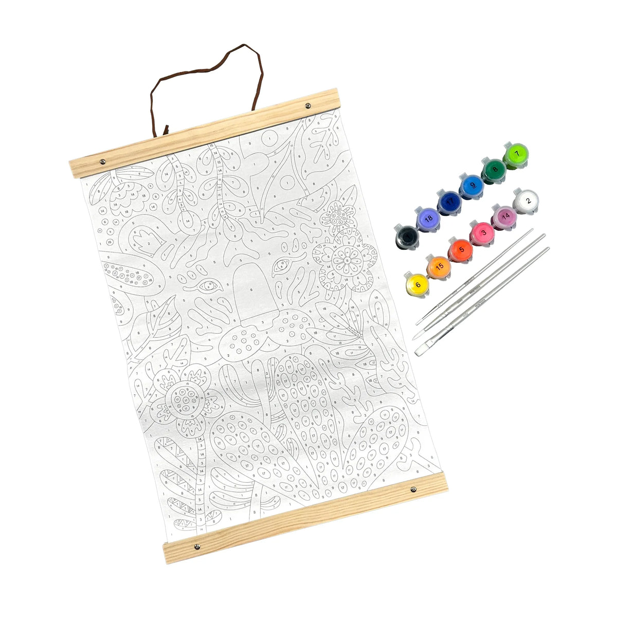 Paintology Paint-By-Number Canvas Kit - 2 themes